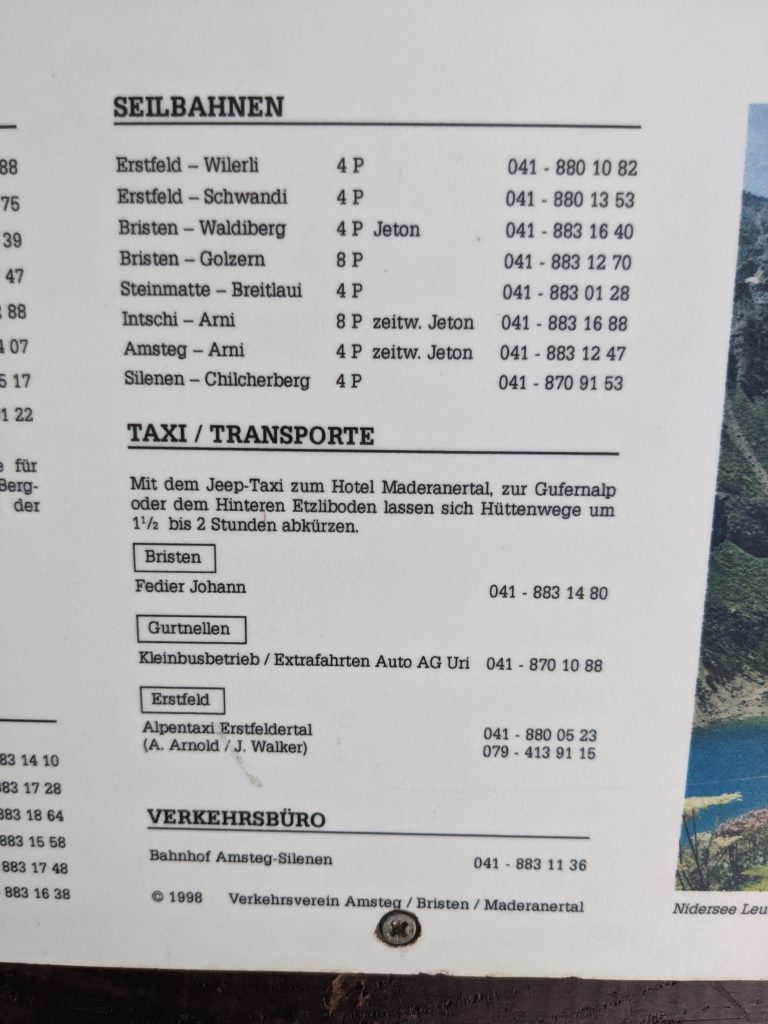 Luftseilbahn Amsteg – Arnisee — Bild 4